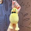 Llavero con colgante de muñeco de peluche de dibujos animados, creativo, Sanrio, pareja, bolso de coche, adornos, pequeño regalo al por mayor