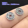 Plata de ley s925 Retro Moneda de los Cinco Emperadores espaciador Pieza de conexión Cuerda de mano trenzada Pulsera Collar Accesorios hechos a mano diy