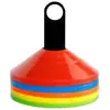 Disco marcador de fútbol engrosado, equipo de entrenamiento de baloncesto, cono de tráfico, obstáculo redondo, marcador resistente al desgaste