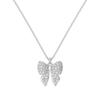 Collar de plata de ley S925 de lujo y moda para mujer, con forma de cruz, estrella, luna, lazo, corazón, circonita geométrica, cadena de clavícula, venta al por mayor