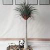 Árbol de Orquídea de Seda Artificial en Maceta Estilo Nórdico Hierro Holandés Árbol Falso Solanum Nigrum Árbol de Sangre de Dragón de Varilla Multi-artificial Árbol Decorativo de Piso en Maceta