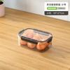 Tarro cuadrado transparente para conservar alimentos, para granos de cocina, para frutos secos, sellado y espesado.