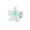 Pinza para el pelo de flor de Plumeria Transfronteriza Europea y Americana, Pasador de flor púrpura, Accesorio para el pelo de alta gama para mujer para la parte trasera de la cabeza, Pinza para el pelo floral