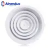 Aleación de Aluminio de Alta Calidad Difusor Redondo Salida de Aire Acondicionado Central Anillo Difusor de Escape Boquilla Salida de Aire