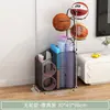 Rack de Armazenamento de Basquete, Rack de Armazenamento de Chão, Rack de Armazenamento de Brinquedos para Sala de Estar, Equipamentos Esportivos de Bola, Cesta de Armazenamento para Tapete de Yoga