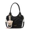 Atacado Nova Bolsa Balde Ondulada Simples de Alta Qualidade Portátil Feminina Casual Trabalho Viajante Bolsa Crossbody All-match