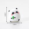 Lindo y creativo panda rojo de bambú, decoraciones DIY, accesorios para colgar en la persiana, micro paisajes, adornos de escritorio para coche.
