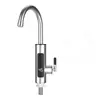 Grifo Eléctrico de Acero Inoxidable para Agua Caliente de Comercio Exterior, Calentador de Agua Inteligente con Pantalla Digital, Doble Uso Frío y Caliente, para Cocina y Lavado de Platos