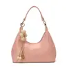 Bolsa de mão elegante e simples, bolsa de ombro/axila de cor sólida estilo ins personalizada, nova bolsa de ombro transversal para o dia a dia 2026 para mulheres