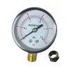 Adaptador Codo Conector para Manómetro Casquillo para Manómetro 1 pulgada 1.2 pulgadas Tubería de Agua Calefacción Pruebas de Presión Accesorios de Detección de Fugas