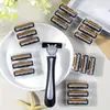 Rasuradora Desechable Hoja de Tres Capas Rasuradora de Barba Rasuradora de Barba Rasuradora de Afeitar Rasuradora Manual para Hombres