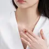 Collar Clásico de Trébol de Cuatro Hojas Doble Cara, Sencillo y Lujoso, Joyería que No se Desvanece, Directo del Fabricante