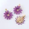 Grampo Bico de Pato Girassol de Verão Elegante Flor Margarida Grampo Lateral Exclusivo Sentimento de Alta Qualidade Grampo para Cabelos Rebeldes Acessórios de Cabelo