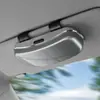 Estuche para Gafas Montado en Coche, Clip para Gafas de Coche, Parasol, Estuche Universal Multifuncional para Gafas de Sol, Instalación sin Daños
