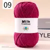 Ovillo de Hilo de Algodón Leche de 5 Hebras DIY Suéter para Muñeca Bufanda Sombrero Hilo de Algodón Algodón Material Transparente Fabricante de Hilo Venta al por Mayor
