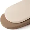 Funda de Colchón para Cuna de Muselina para Bebé Algodón Puro Suave Transpirable Cuna Ovalada Colchón Rectangular
