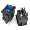 Interruptor de balancim KCD4 de duas marchas e três marchas KCD1 // Kd3 Oval KCD2 reinicia dois três quatro seis pés com luz