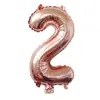 Balões de Folha de Alumínio Coloridos Versão Americana com Números Grandes de 32 polegadas para Decoração de Festa de Aniversário Infantil e Decoração de Cenas de Festa para Adultos