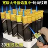 Novo Modelo Isqueiro Recarregável de Chama Azul Jato Direto para Uso Doméstico, Varejo e Atacado, À Prova de Vento, Ampliado e Espessado, À Prova de Explosão, Dropshipping, Produto Genuíno