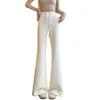 Pantalones de Arroz Pegajoso de Pierna Estrecha de Ajuste Holgado de Otoño Nuevo Cintura Alta Caída Adelgazantes Pantalones de Yoga Deportivos Micro-Campana Pantalones Casuales