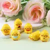 Dibujos Animados Estéreo Lindo Pollito Amarillo Pollito Gordito Accesorios DIY Paisajismo Micro Paisaje Adornos Creativos Venta al por Mayor