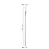 Colher de mexer de aço inoxidável 304 cabo longo colher para gelo café sobremesa colher pequena haste misturadora para coquetel garfo para bolo fruta