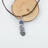Accesorios de joyería de aleación hojas Colgante Ojo del Diablo material DIY hecho a mano hojas de aleación vintage