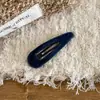 Pinza de Pelo de Terciopelo con Forma de Gota de Agua Colorida Simple Coreana para Mujer, Pinza para Flequillo de Frente, Pinza Lateral para Oreja, Pinza BB, Accesorios para el Cabello
