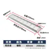 Orificio de Ventilación Disipación de Calor Negro Plateado Gabinete para Zapatos Rectangular Malla Transpirable Gabinete de Ventilación Armario de Vestir Aleación de Aluminio Malla Transpirable