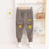 Pantalones para niño primavera y otoño ropa exterior overoles para niños pantalones de bebé casuales sueltos para niños medianos y pequeños pantalones sueltos de estilo occidental