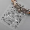 Adesivos de Arte para Unhas Borboleta Prata Líquida Planos Hot Girl Estilo Escuro Papel Lava Estrela Lua Adesivos de Unhas DIY Decorações Estilo Dh