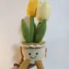 Ramo de Tulipanes de Lana Tejidos a Mano Terminados Transfronterizos Adornos de Regalo de Lana de Sheffield Comercio Exterior al por Mayor