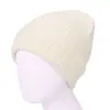 Nuevo Sombrero de Mujer para Otoño e Invierno, Grueso y Cálido para Exteriores, de Punto con Pelo de Conejo, Moda Coreana, Color Sólido, Versátil, de Lana