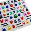 Transfronterizo Lindo Rostro Sonriente Niños Calcomanías para Uñas Infantiles Diseño Creativo Uñas de los Dedos Brillantes Pegatinas DIY Arte Venta Caliente Al Por Mayor
