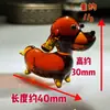 Mini Dachshund de Vidro Dachshund Exquisito Brinquedo Filhote Boneca Companheiro de Conforto Boneca Periférica Presente