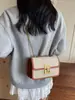 Elegante Bolso Cuadrado Pequeño Retro Europeo y Americano con Cierre para Mujer 2025 Nuevo Bolso de Cadena de Moda con un Toque de Alta Gama Bolso Cruzado