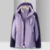 Nuevos Ropa de Exterior de Terciopelo de Visón Otoño e Invierno Ropa de Escalada para Hombres y Mujeres Tres en Uno Dos Piezas Ropa de Escalada para Pareja Traje de Montañismo