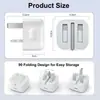 Cargador Rápido PD 20W Estándar UK para Amazon Transfronterizo Certificado CE Adecuado para Cargador de Teléfono Móvil Apple 17