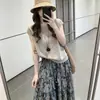 Suéter tejido casual de cuello redondo para mujer, verano 2026, delgado, holgado, jersey, estilo perezoso, elegante, rejuvenecedor, top versátil