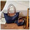 Bolsa de Hombro Cruzada Plegable Ligera de Gran Capacidad Nylon Forma de Empanada Moda para Viajes de Negocios Bolso de Mano