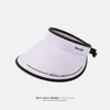 Gorra de sol de ala ancha para verano para mujer para ciclismo anti-ultravioleta sombrero para el sol visera 14cm
