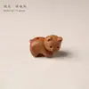 Cabeza de Oso Estéreo Suave y Linda Madera de Durazno Arte Accesorios DIY Accesorios Trenzados con Cuentas Cuentas Espaciadoras Pulsera Collar Joyería