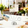 Fábrica de Origem Porta-Notas de Metal Porta-Cartão de Visitas Criativo em Formato de Coração Clipe de Foto Multi-Cabeça Retrô Ornamento de Mesa Transfronteiriço
