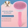 Pente para Pet de Aço Inoxidável para Desembaraçar e Remover Pelos - Atacado