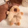 Lindo Bucle para el Cabello Bala Capibara Peluche Bucle para el Cabello Intestino Grueso Cuerda para el Cabello Tendones de Goma Lindo para Niños Cuerda para el Cabello Maillard Accesorios para el Cabello