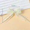 Laço de Tecido Renda Laço Aplique Feito à Mão DIY Presilha Acessórios de Roupa Pequena Flor Acessórios de Tecido