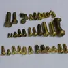 Tornillos de latón estándar británico y americano # 6 # 8 # 10 # Tornillos para máquina Phillips avellanados, tornillos de cabeza plana de cobre están en stock. Bienvenido a consultar