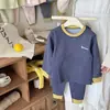 Conjunto de Ropa Interior Térmica de Lana y Seda Sin Costuras de Doble Cara para Niños para Otoño e Invierno