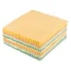 Película Limpiadora de Microfibra Multicolor de Doble Cara Paño de Flanela Limpiador de Pantallas de Productos Digitales Paño para Gafas para Ir