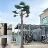 Árbol de coco artificial a gran escala, fibra de vidrio, resistente a los rayos UV, apto para uso en exteriores e interiores, ideal para hoteles, centros comerciales y diseño de paisajes tropicales